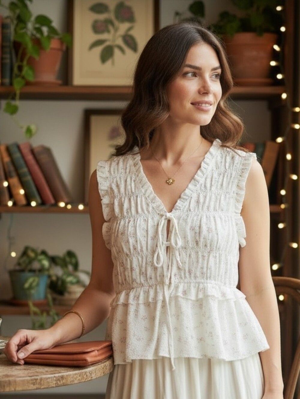 ✨🌸 American Flirt Floral Ruffle Top 🌸✨